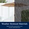Best Choice Products 10ft Outdoor Woodgrain Pattern Steel Market Patio Umbrella w/ Crank, Tilt